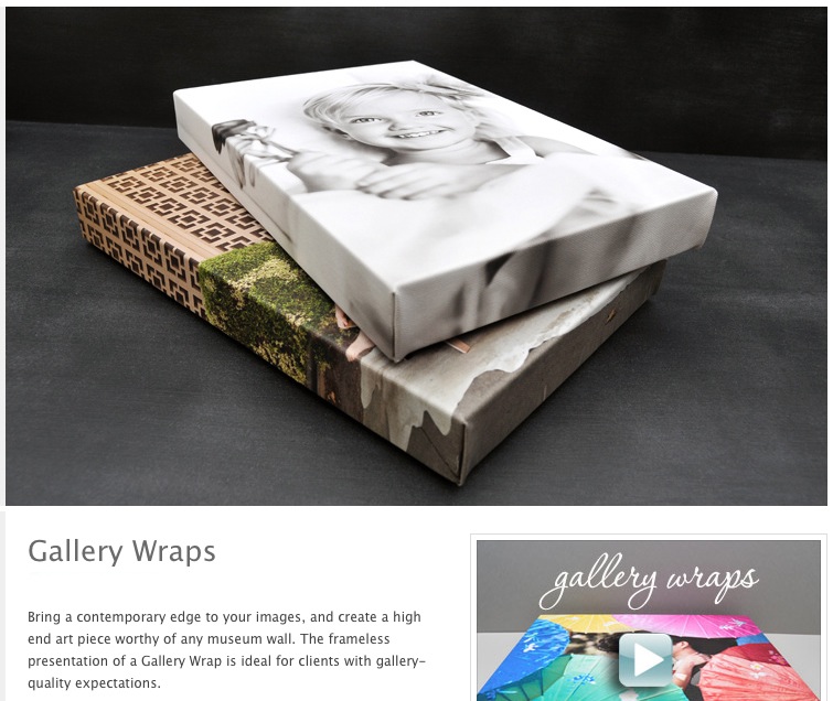 MpixPro Gallery Wraps