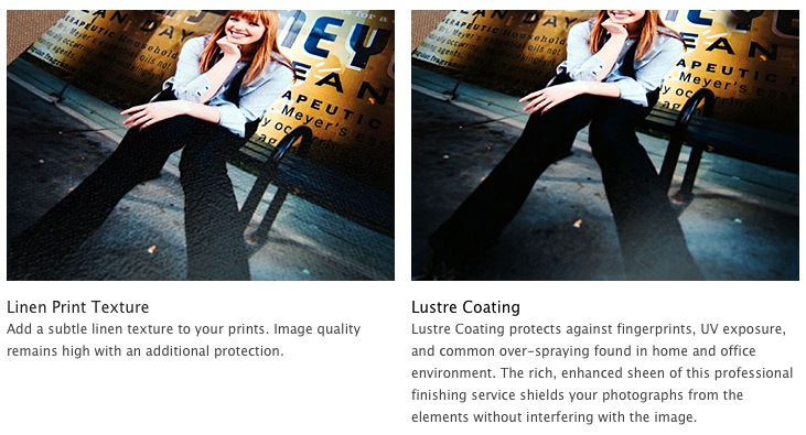 MpixPro Photo Papers Finishes